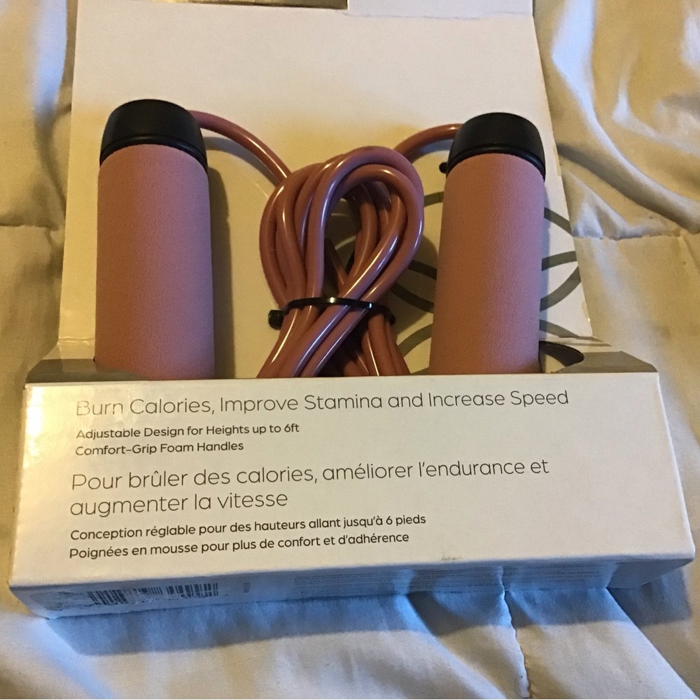 Gaiam Adjustable Speed Jump Rope Lilac NEW - Picture 3 of 8